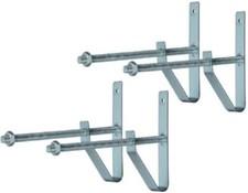Set 4 x Wandhalter für