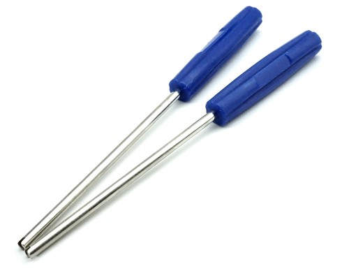 Ventilausdreher blau 17cm - 2x,
