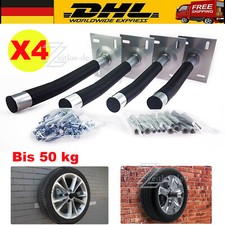4x Autoreifen Wandhalter